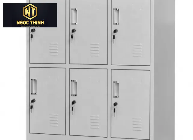 Tủ locker thấp 6 ngăn 6C3K Tủ locker thấp 6 ngăn 6C3K